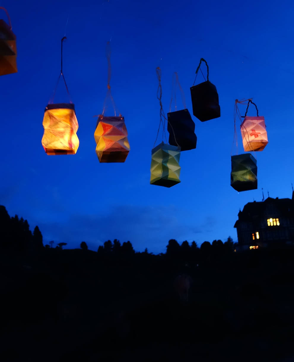 Himmel über den Bergen